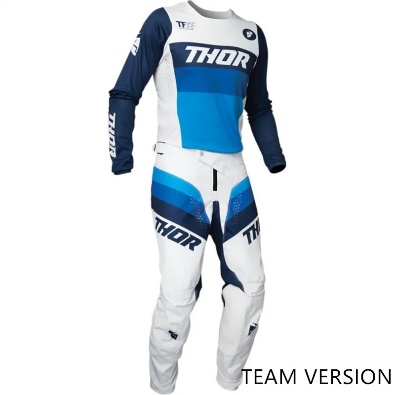 2022 AMA Men Team Motocross Gear Set MTB BMX Dirt Bike Jersey Pants MX Off Road Jersey Set thr1