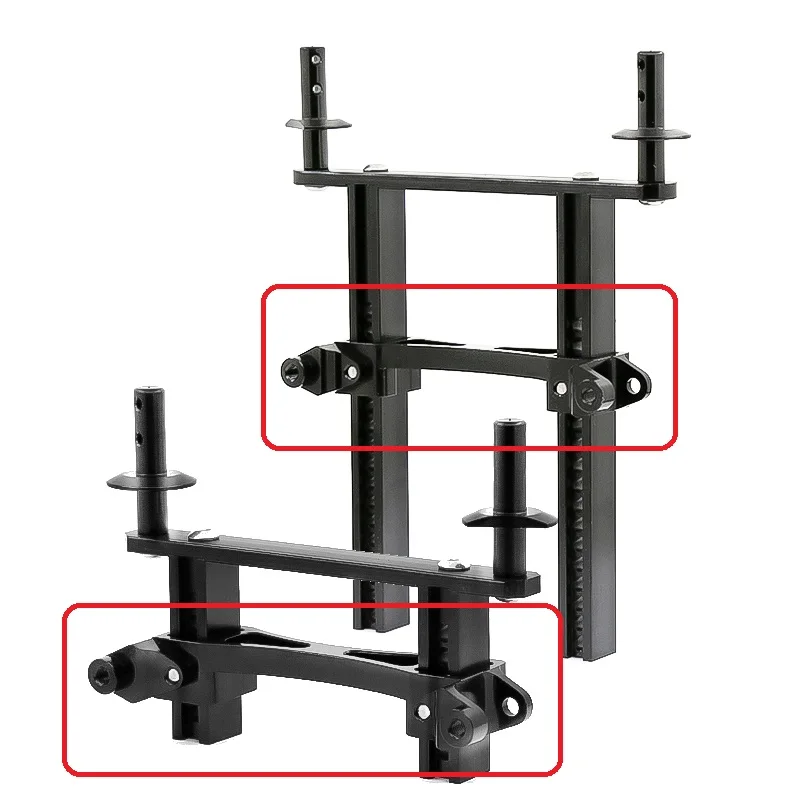 Передняя и задняя металлическая ракушка для автомобиля RC фиксирующий кронштейн