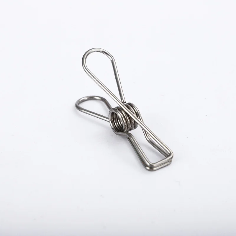 

Multipurpose Stainless Steel Clips Plugs Laundry Clothes Pins Pegs Holders Clothing Clamps Sealing Clip Household Clothespin