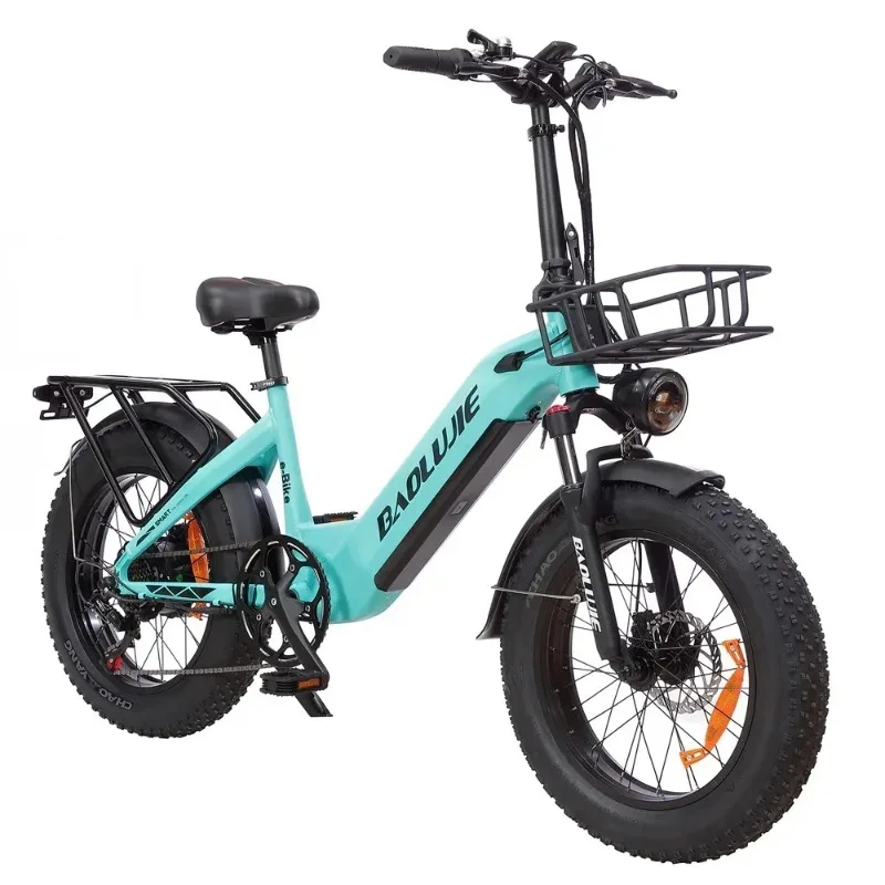 Ebike 750W 12AH Baolujie Fat Tire Электрический велосипед Внедорожный электрический Snow Mountain