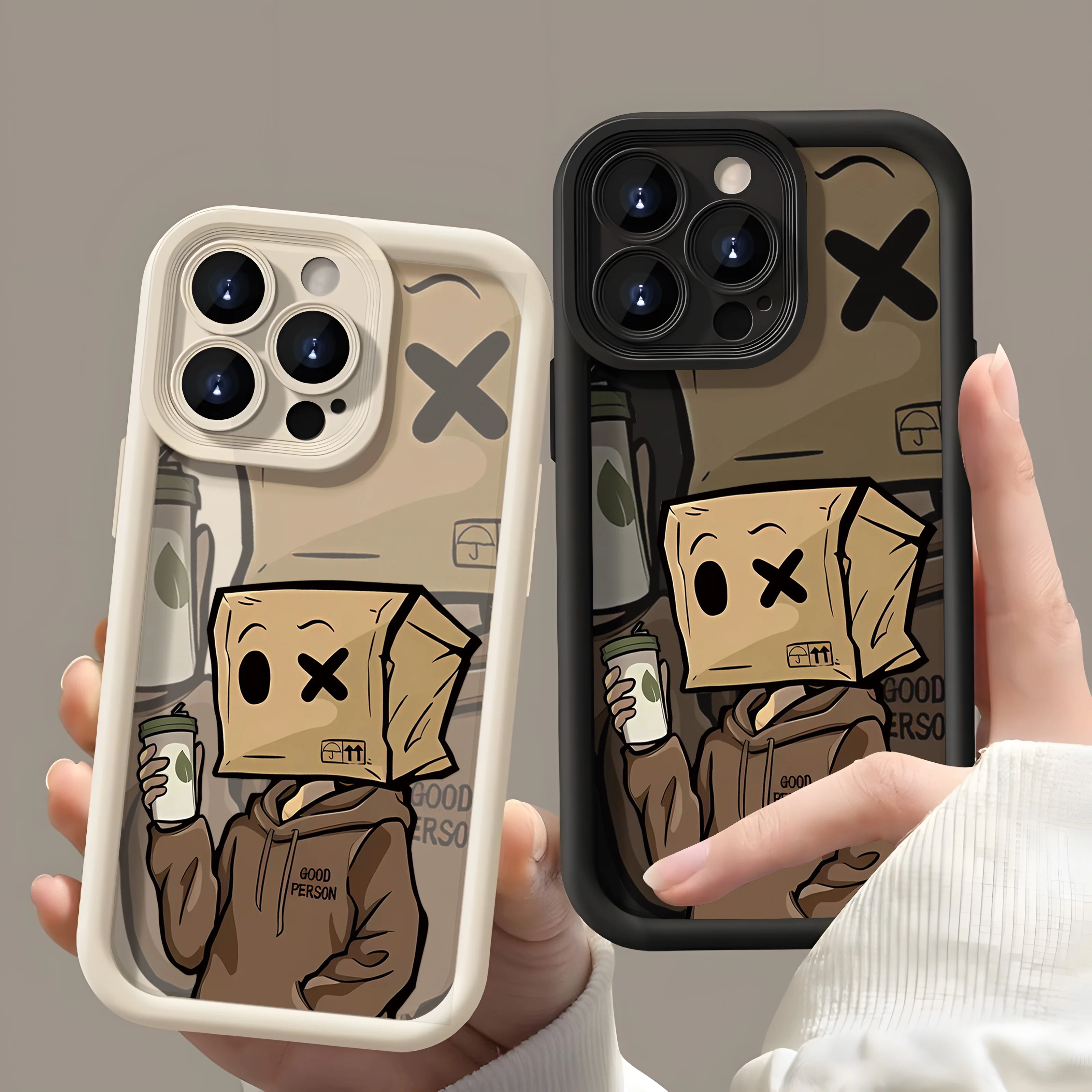 Новый чехол для телефона Cartoon Box Paper Man Samsung Galaxy A16 A06 A35 A55 A25 A05s A15 A54 A34 A24 A14 A05 4G 5G с