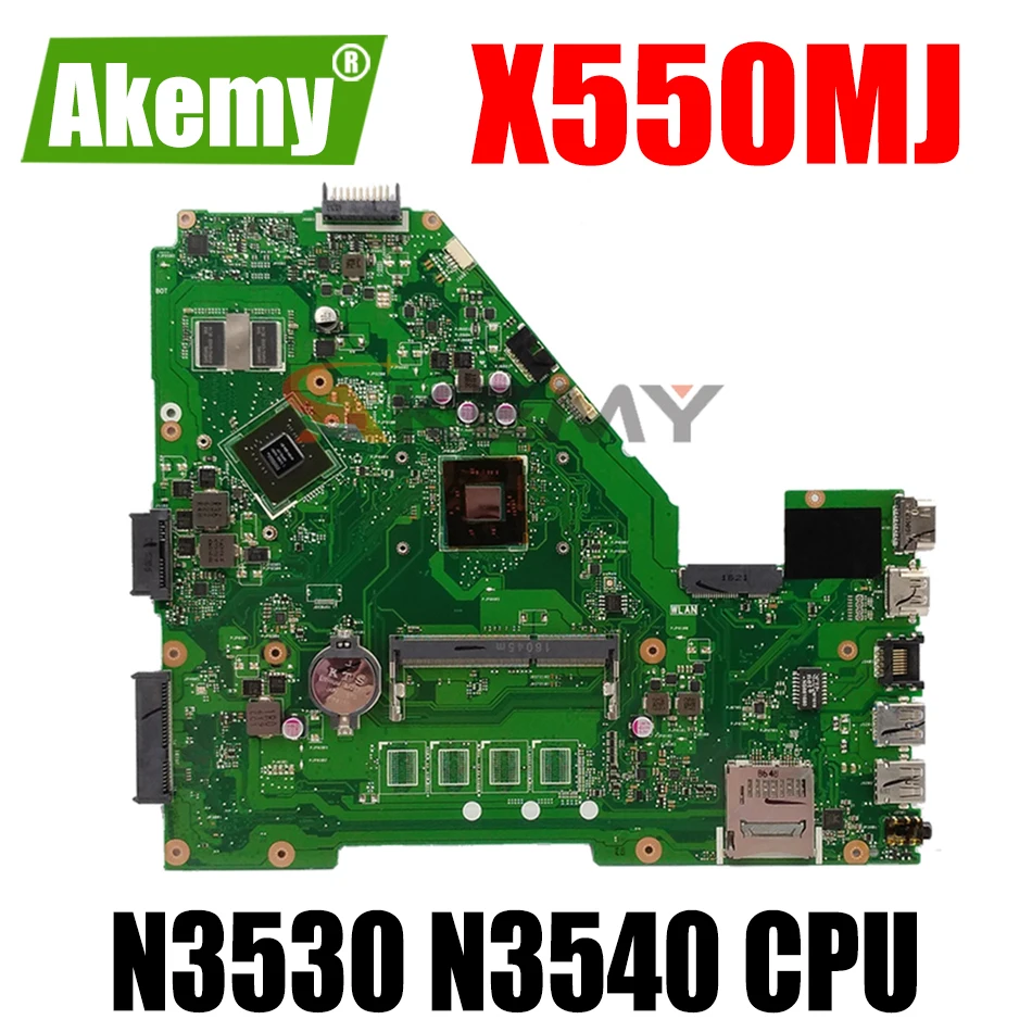 

X550MJ motherboard N3530 N3540 GT820M/1G For Asus X550MJ Laptop motherboard X550M X550MD X552M Notebook mainboard 100% tested