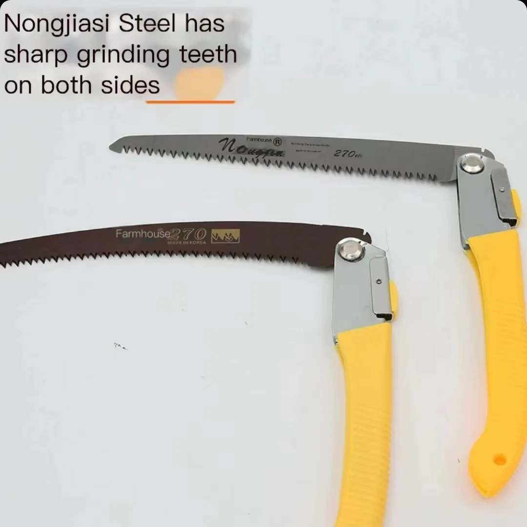 

KUNLIYAOI Woodworking folding saw, multifunctional pruning and logging saw, labor-saving manual fruit tree garden saw