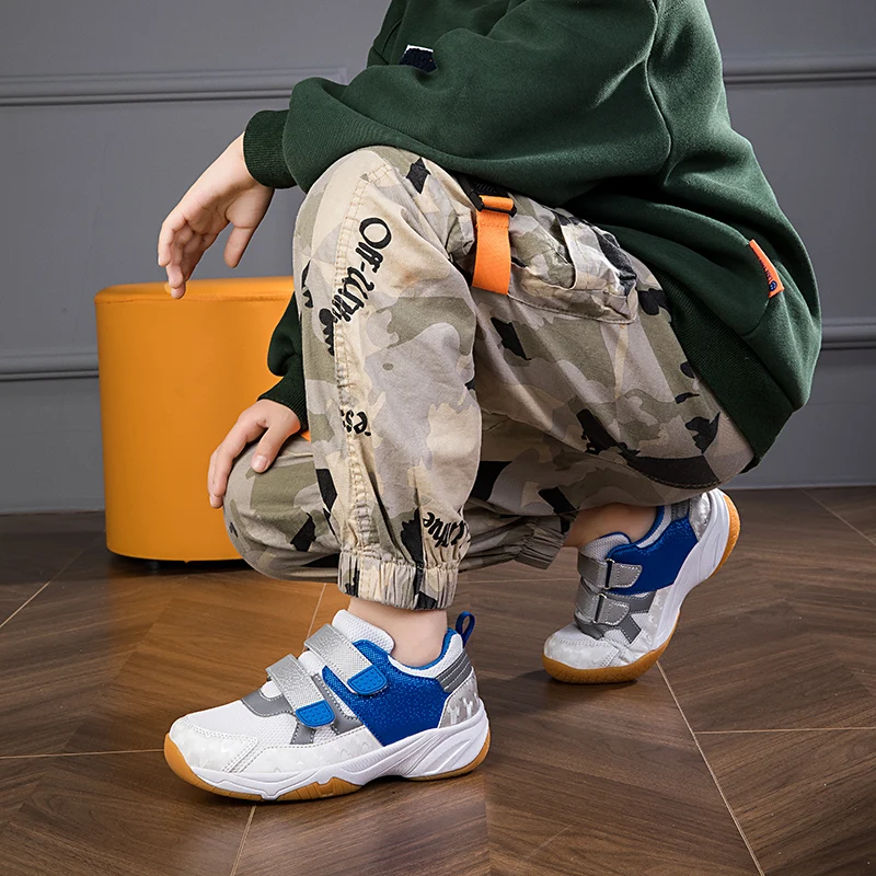 Children's Badminton Shoes Outdoor Training Tennis Shoes Children's Fashion Comfortable Badminton Shoes Size 30-40