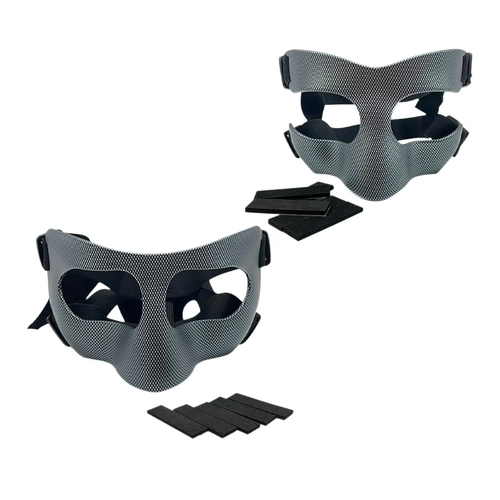 Защита для носа Регулируемая Маска лица Софтбол Футбол защитная Противоударная