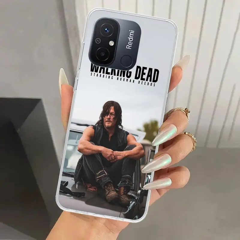 Ходячие мертвецы Дэрил Диксон чехол для телефона Xiaomi Redmi 12C 12 10C 10A 10X 10 9C 9A 9 9T 8A 8 7A 7 6A