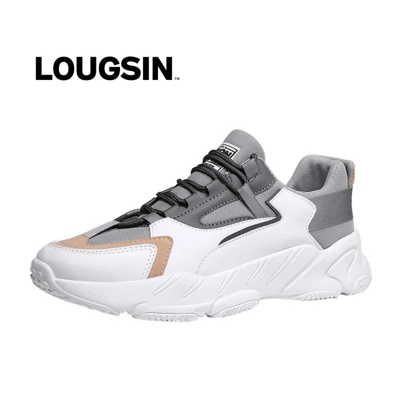 

2022 Summer New Casual Breathable Sports Dad Tide Shoes Men's Shoes All-match Height-increasing Board Shoes Mesh Mesh Shoes