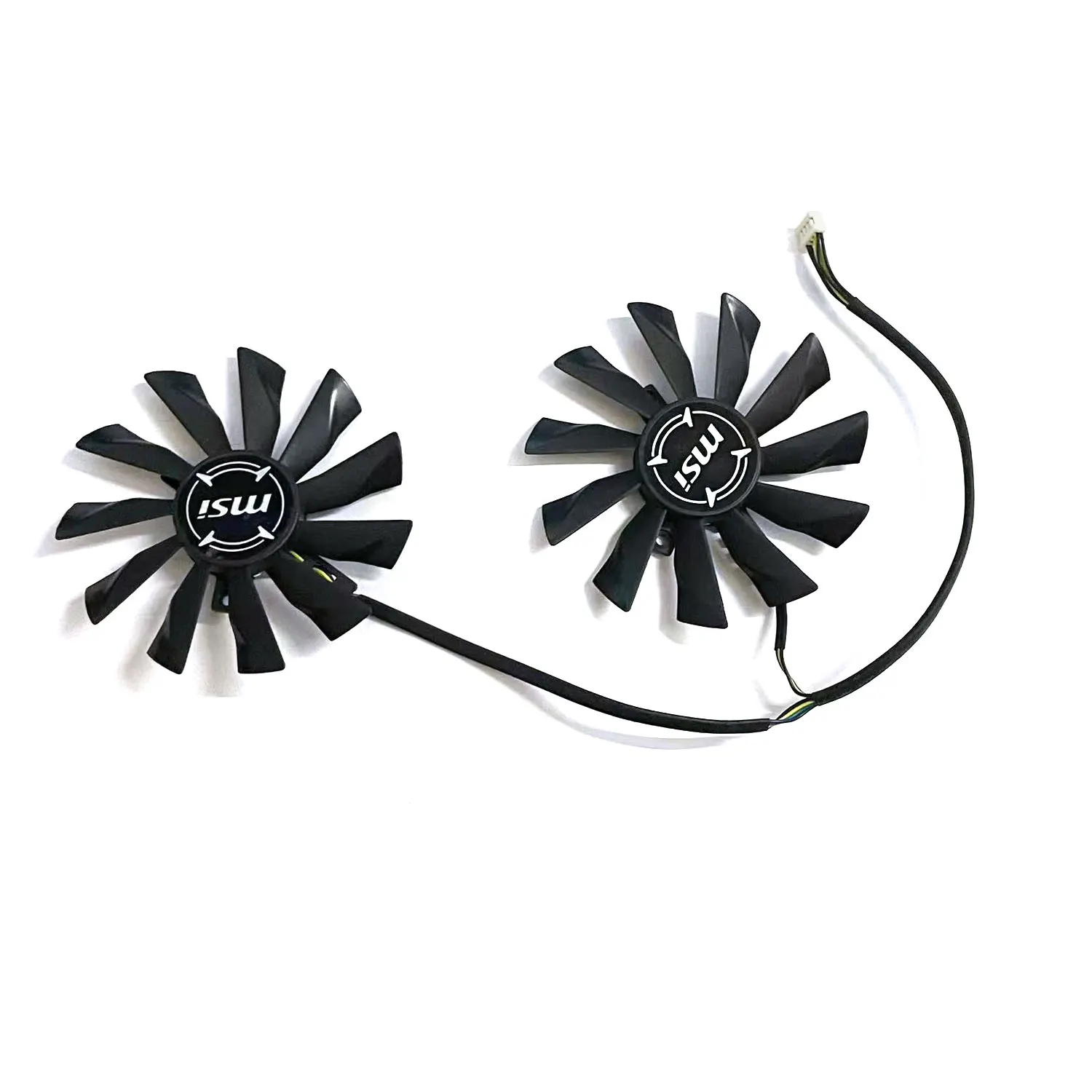 Фото Совершенно новые вентиляторы 95 мм 4PIN PLD10010B12HH 2 подходят для MSI GTX 960 970 980 980Ti GTX960 GTX970 GTX980 GTX980Ti ARMOR охлаждающий вентилятор №4