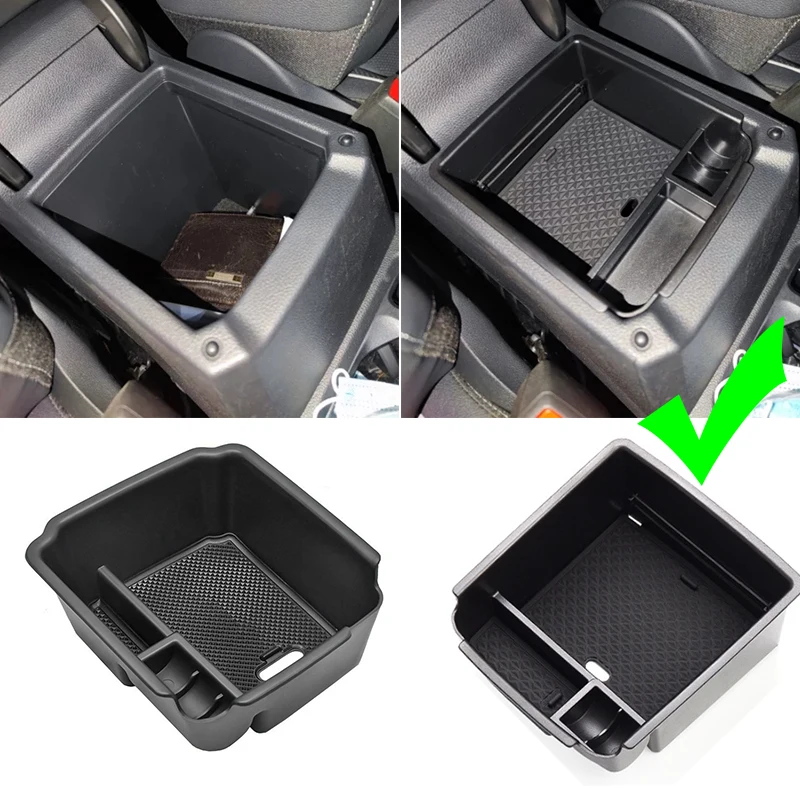 

Armrest Storage Box For VW Tiguan MK2 2018 2019- 2023 and Taos 2022 2023 Center Console Cover Organizer Glove Car Accessories