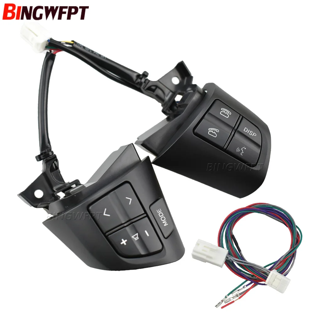 

Кнопки Управления На Руле С Проводами Для Toyota Corolla 10-13, Wish, Altis, Совместимые С OEM 84250-02230
