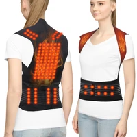 magnetic back support 111pcs magnets heating therapy vest waist brace posture corrector spine back shoulder lumbar posture belt