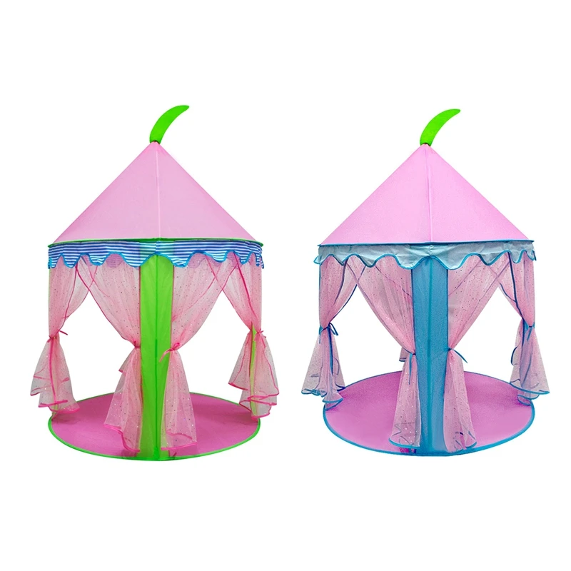 

Children's Net Yarn Tent Folding Indoor Ball Pool Game House Tents Dollhouse Tent Gift for Kids Games Center