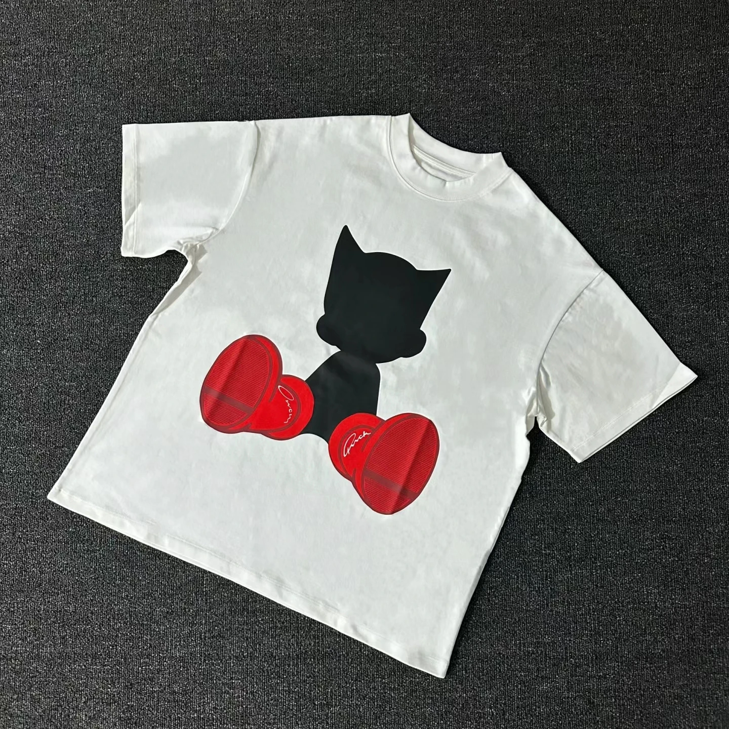 Хлопковая футбольная майка Astro Boy Marceline Monro Cleanfit с винтажным рисунком