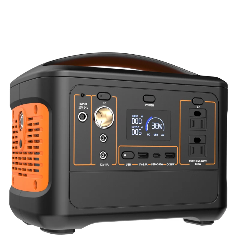 

600W 100V 110V 220V 230V AC Power station Solar Powered Generator Outdoor Generator for Camping Road Trip, Outdoor Adventure