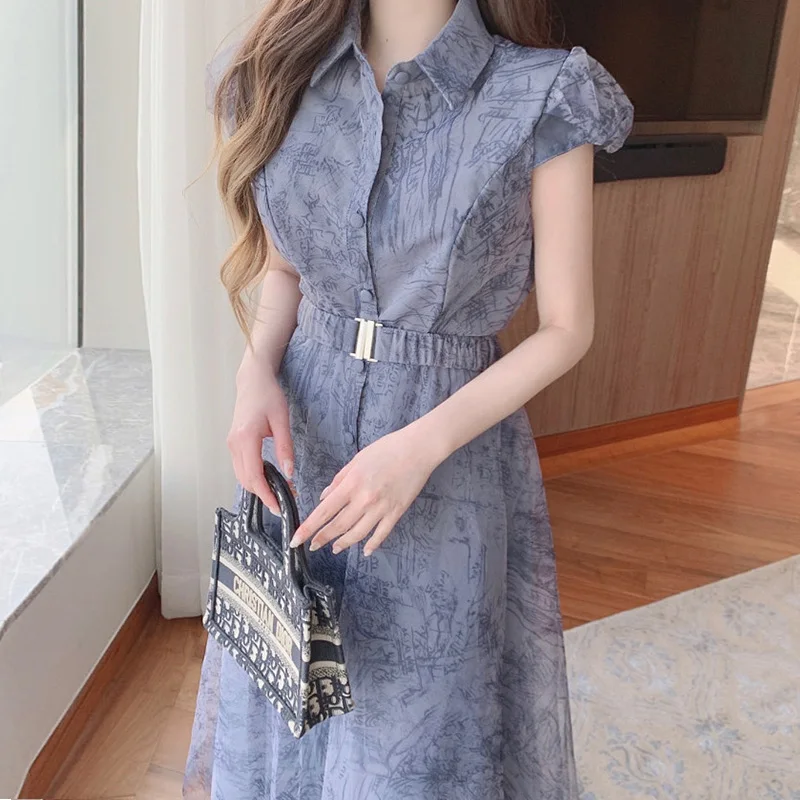 

Платье женское ТРАПЕЦИЕВИДНОЕ с цветочным принтом, пикантное Сетчатое элегантное вечернее с кружевной вышивкой, с коротким рукавом, в стиле бохо, на лето