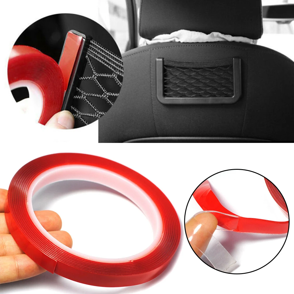 

Durable Double Sided Tape Tape Seamless Transparent 1 Pc 1 Roll 300cm Length 5mm Width Acrylic Adhesive Tape Car