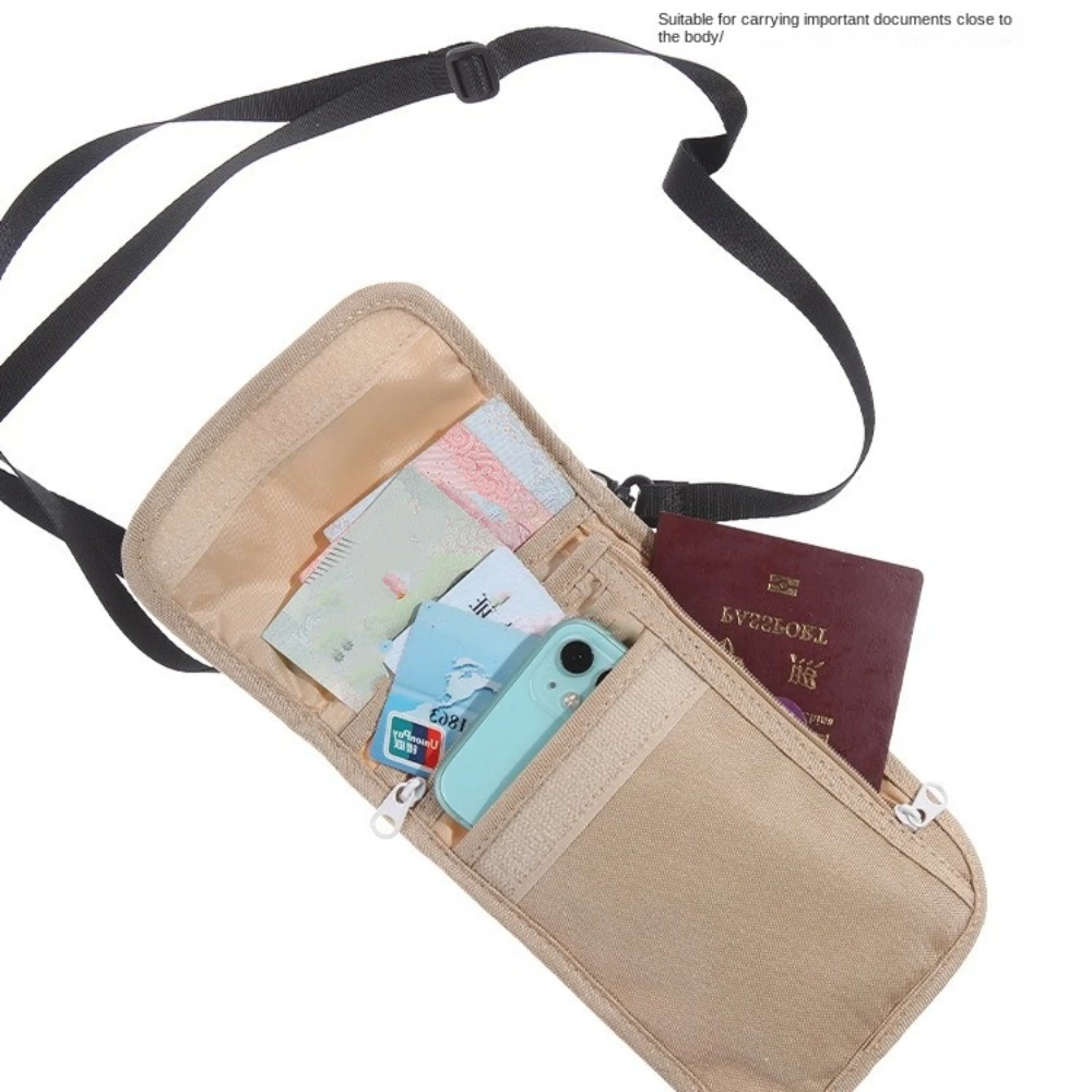 Дорожные аксессуары дорожный кошелек нейлон цвета хаки черный для паспорта