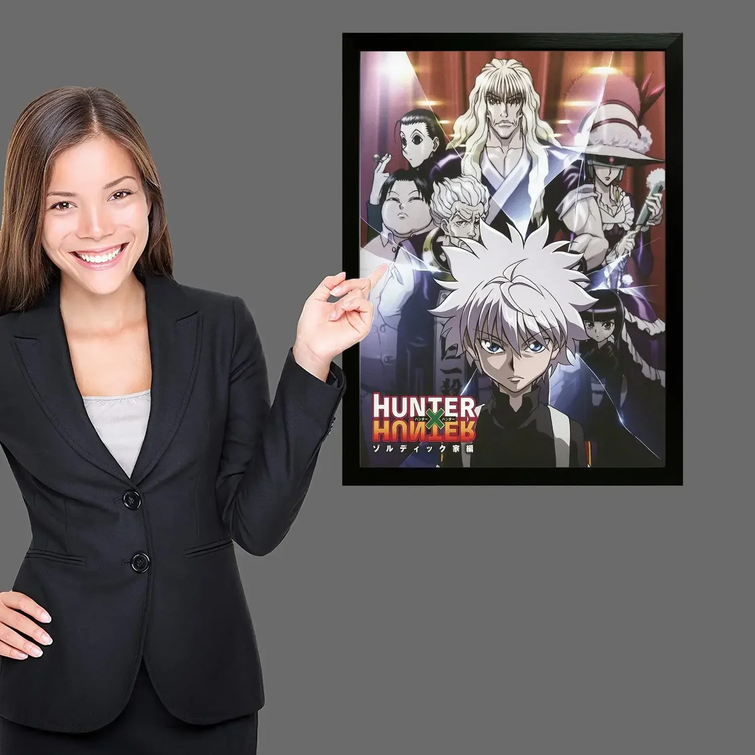 Hunter X Hisoka Morou Холст Художественный постер Настенное искусство Современная семья