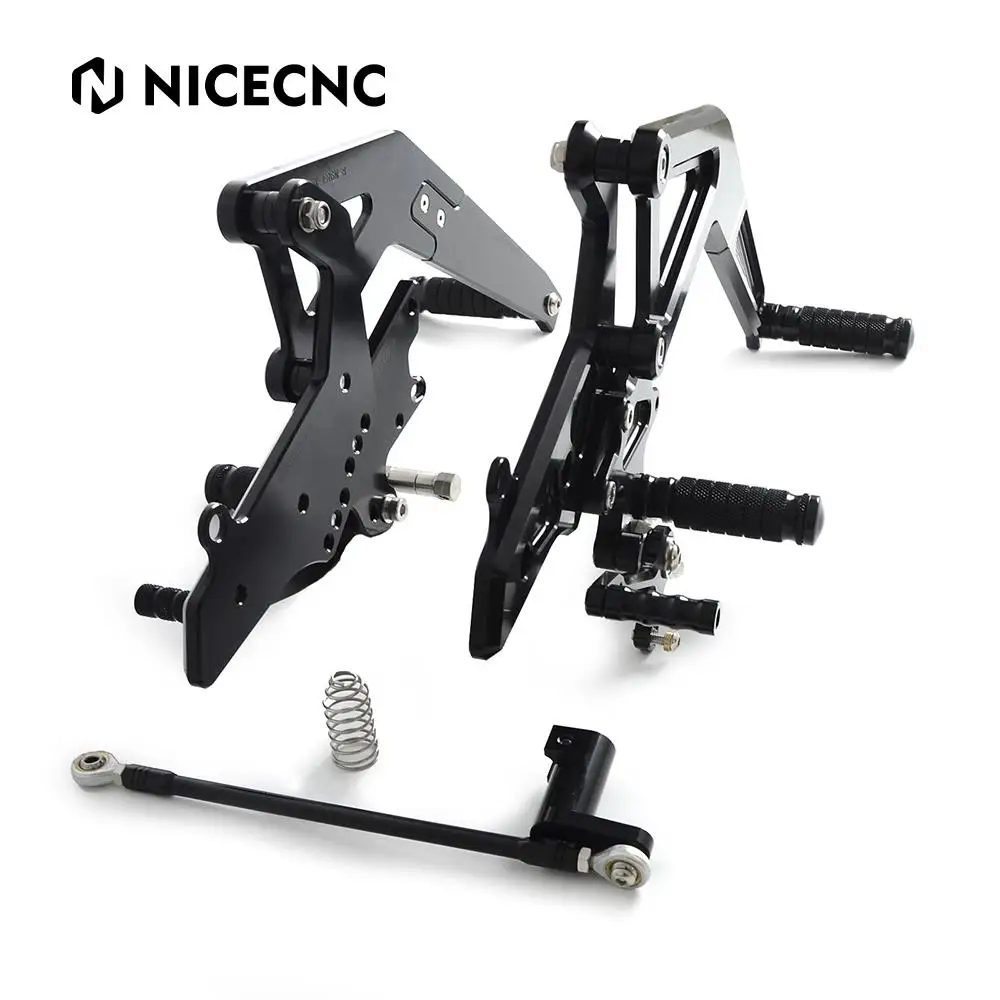 

CNC Adjustable Footrest Rearsets Foot Pegs Rear Sets For Kawasaki Ninja 650 EX650 ER-6N/ER-6F ER6N ER6F 2012-2016 2013 2014 2015