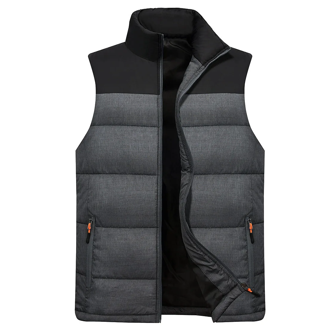 Men Vest Autumn Winter Windproof Jacket Sleeveless Vest Casual Coat Male Warm Thicken Waistcoat thick Gilet Plus Size 5XL