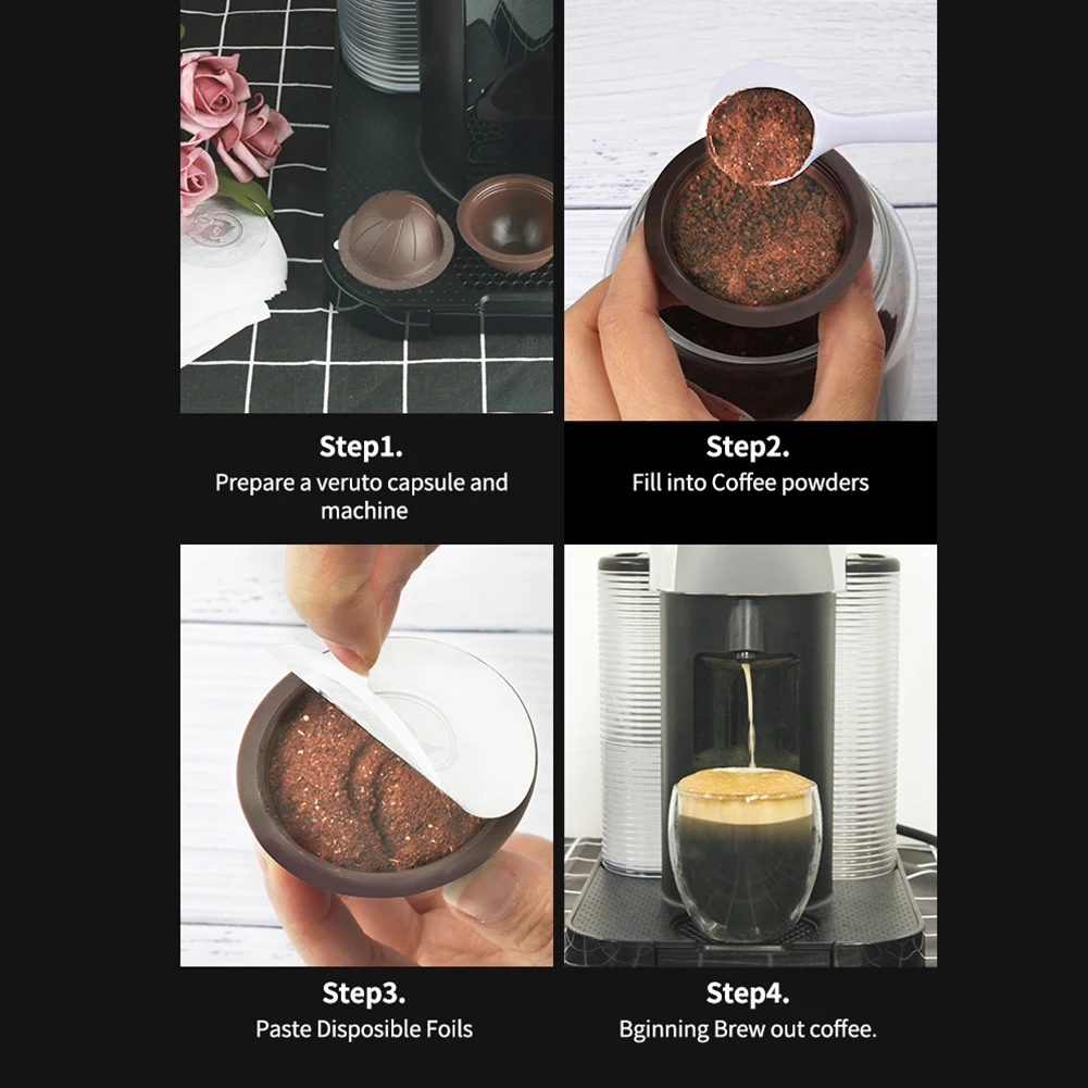 

5 шт., многоразовые зеркальные аксессуары для кофе