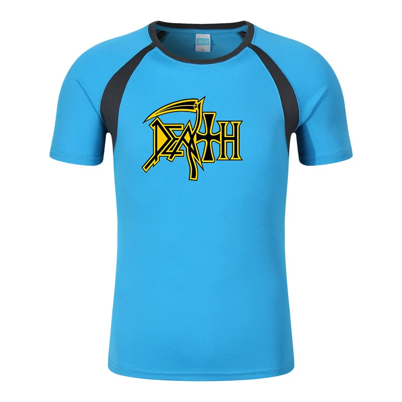 Футболка мужская с принтом из тяжелого металла Модная хлопковая рубашка реглан