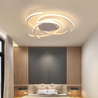 new modern nordic style led chandelier for living room dining room bedroom kitchen home ceiling lamp design remote control light