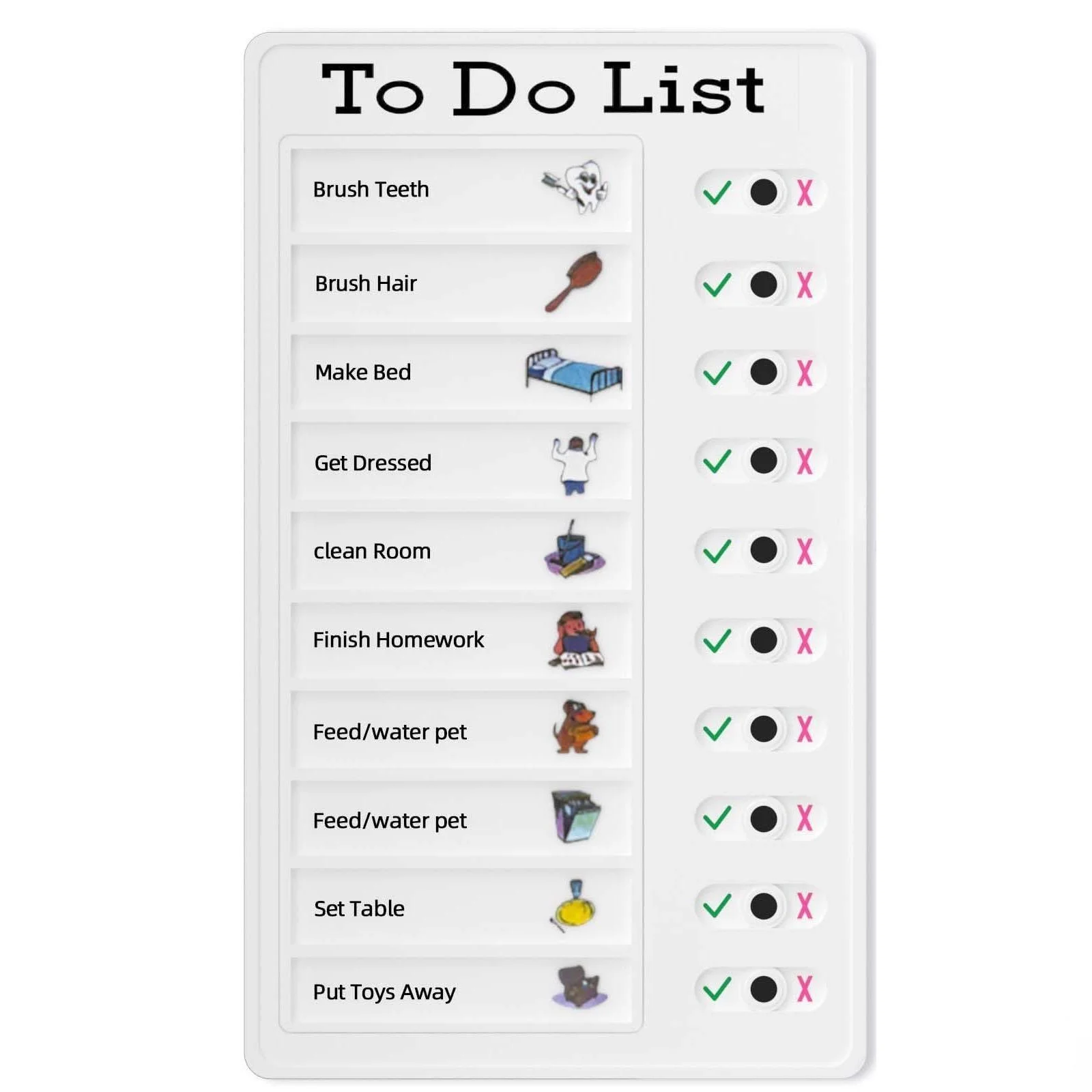 

Пластиковая доска для заметок белая