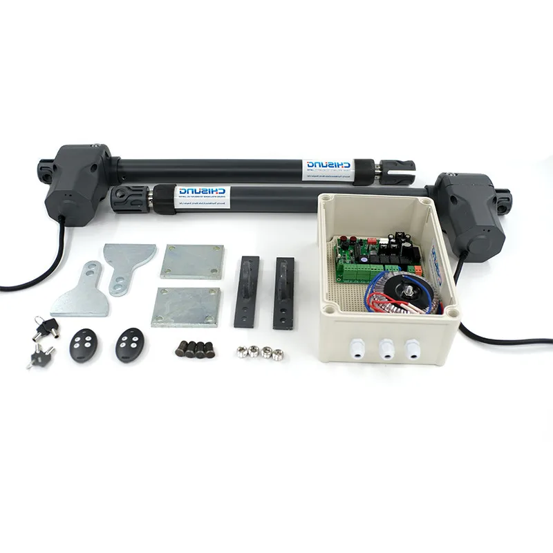 

500KG *2 dual dc24v motor solar energy automatic swing gate operators kit