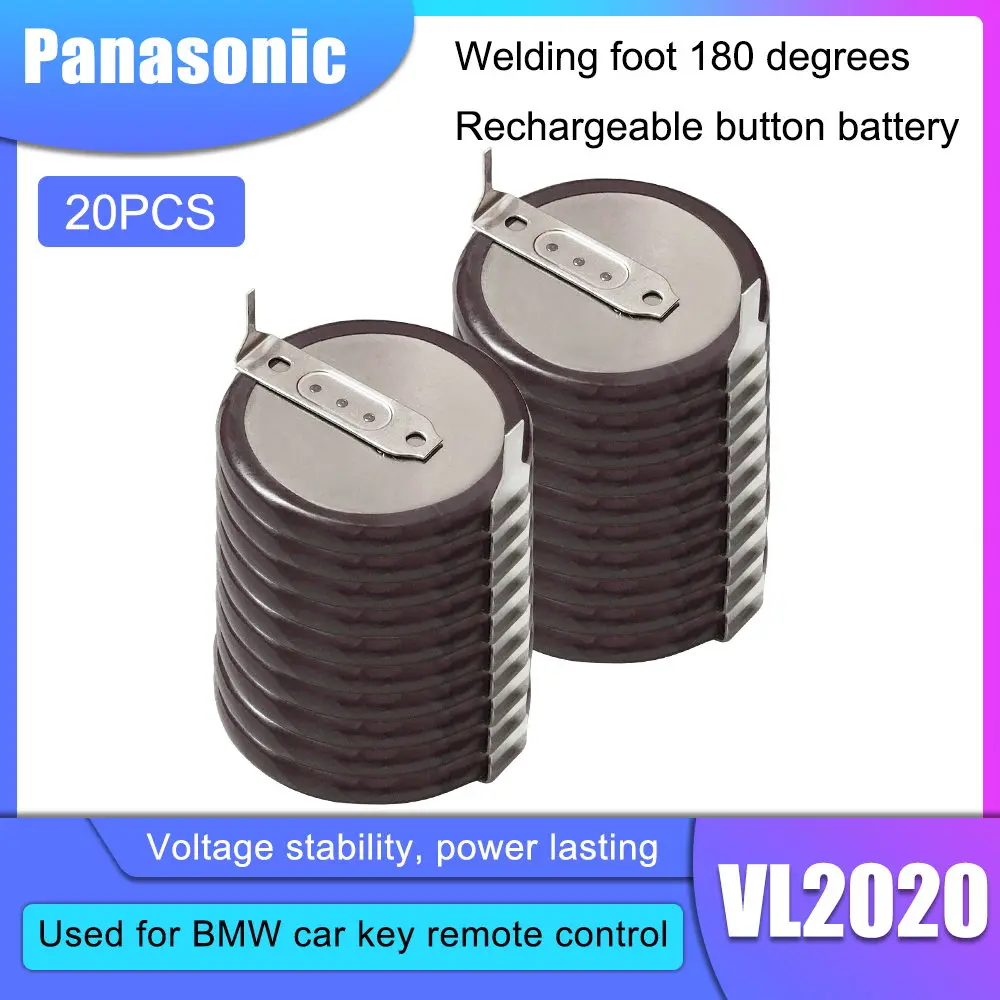 

Литиевая Кнопка Panasonic VL2020 3 в 20 мАч, 20 шт., 100% градусов