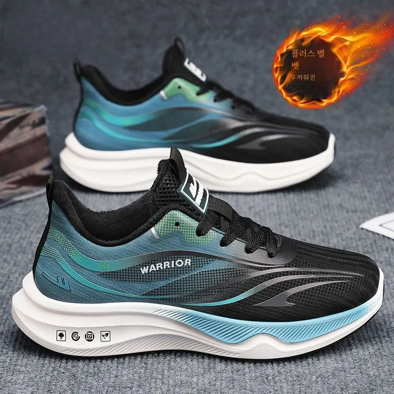 Кроссовки Warrior мужские зимние кроссовки на флисовой подкладке повседневная