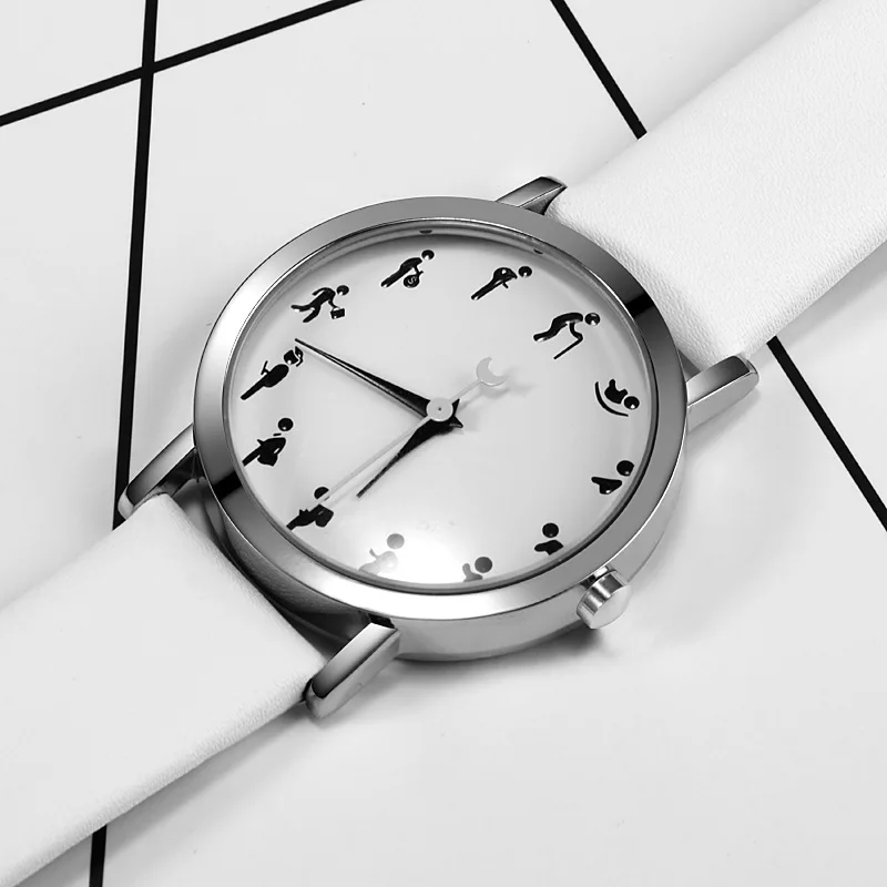 

Новинка 2023, модные креативные женские часы, белые часы PAIDU, повседневные кварцевые наручные часы с кожаным ремешком, женские часы