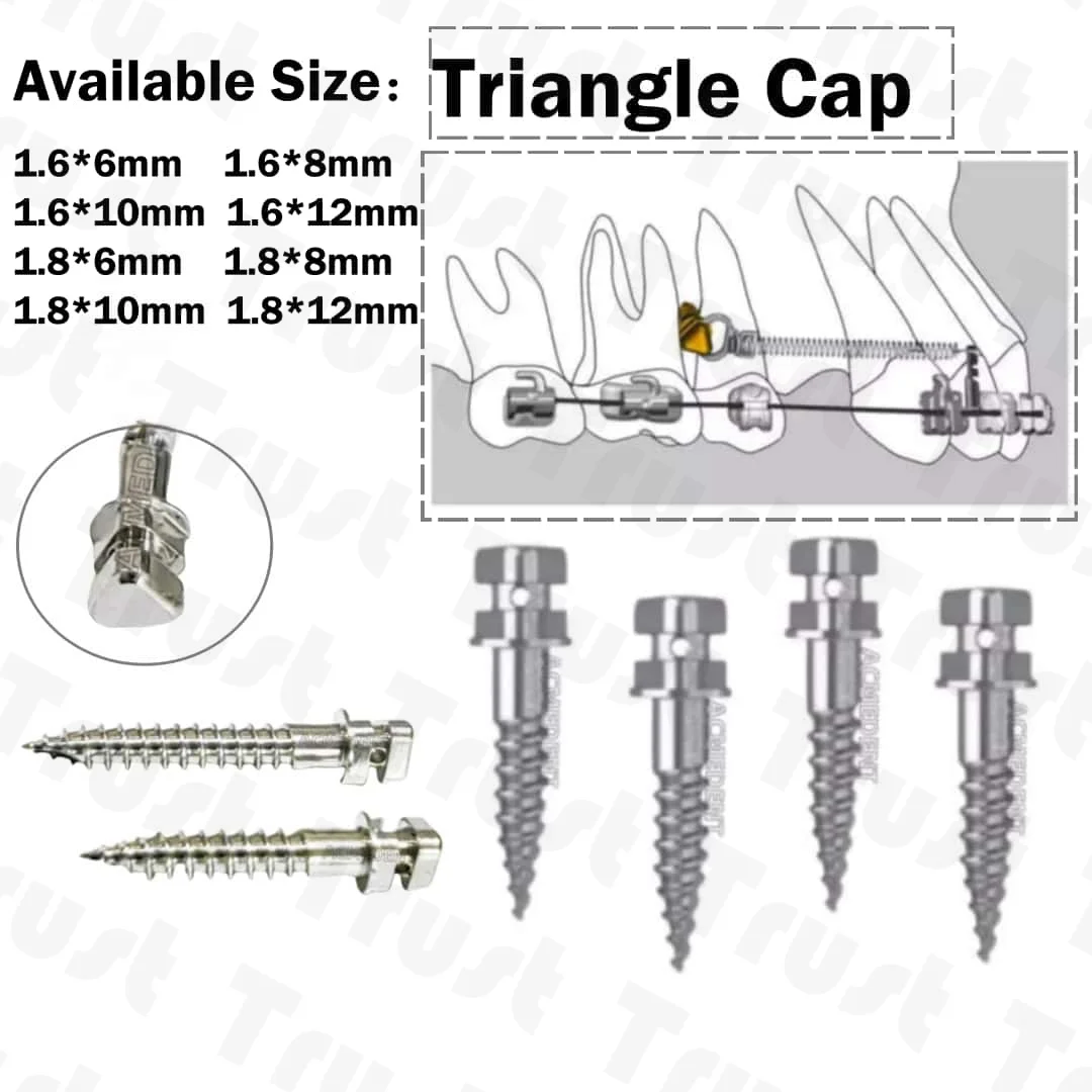 10 шт. стоматологические мини-винты Ortho Achor 316LVM микровинты набор отверток
