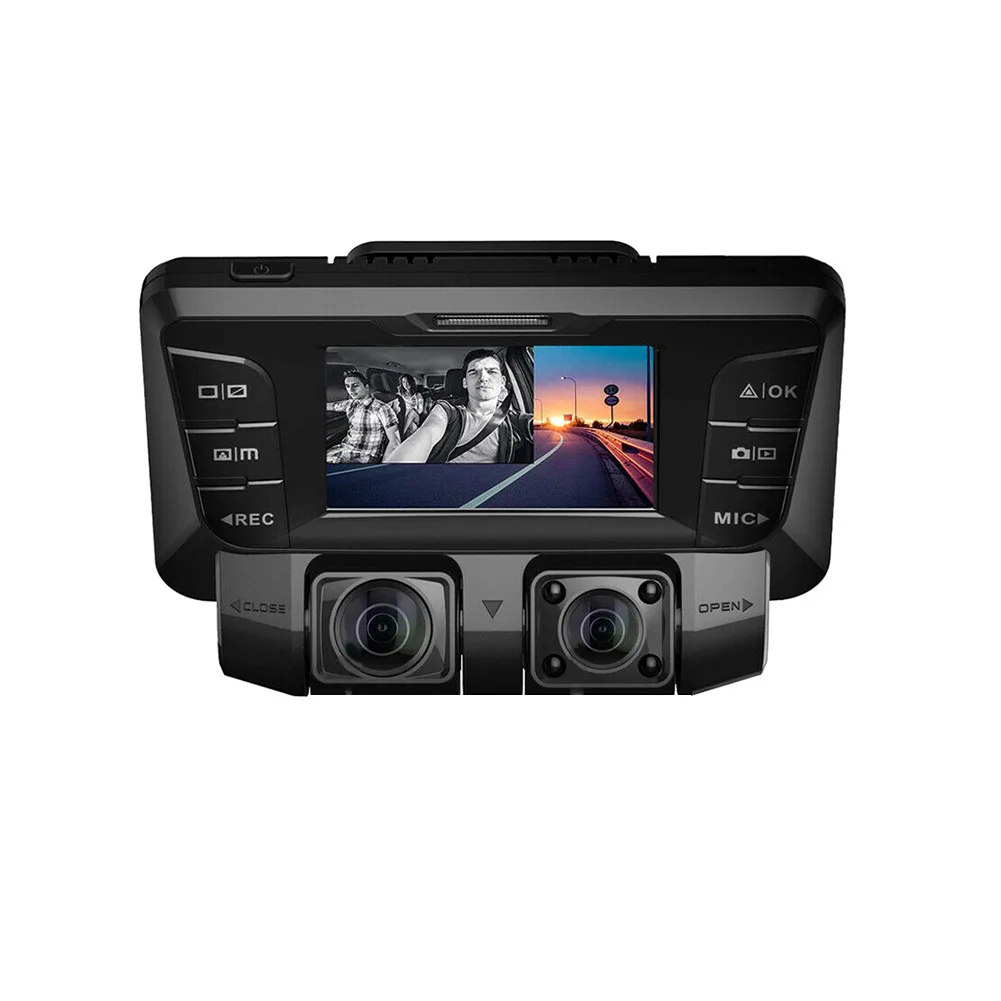 

4K Car Dash Cam Wifi Car DVR Video Camera Dual Lens Front and Cabin FHD 1080P+1080P Driving Recorder for Car Taxi Uber