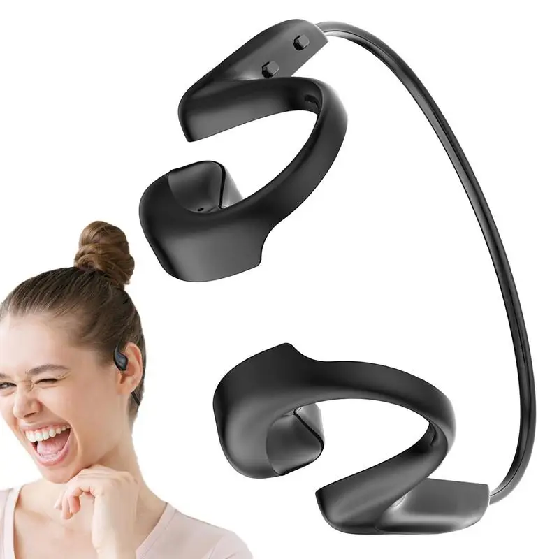 

Беспроводная гарнитура Bluetooth 5,1 с костной проводимостью, водонепроницаемые наушники, встроенный двойной шумоподавляющий микрофон для вело...