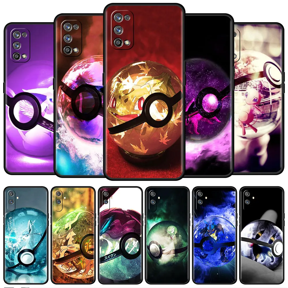 

Case For Realme 8 C21y GT Neo 2 3 8i C21 7 C11 6 C12 C35 C3 GT 9 Pro C12 Master Funda Phone Cover Funny Pokemon Anime