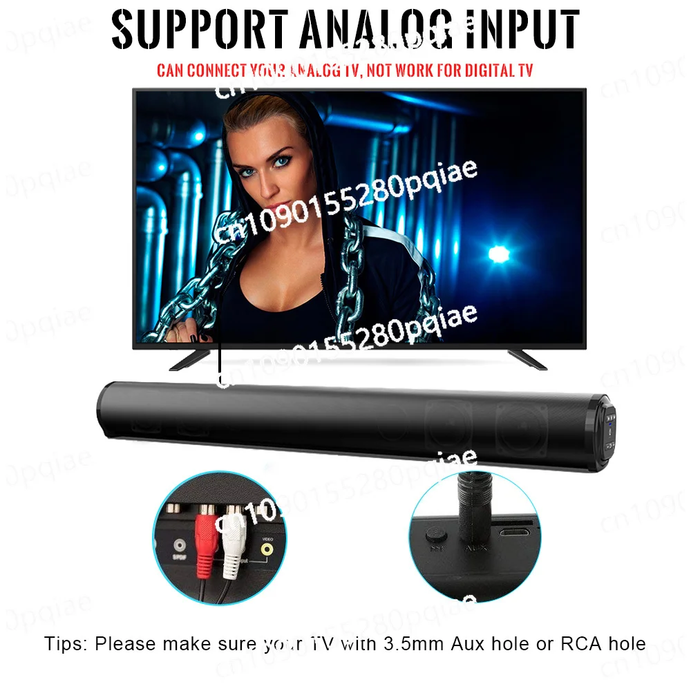 Звуковая панель для телевизора 20 Вт проводная и Беспроводная Bluetooth-совместимая