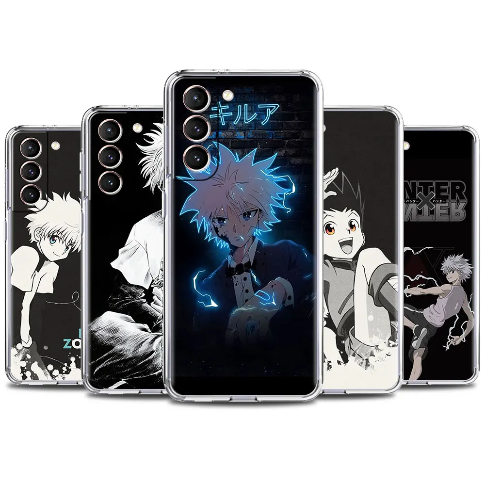 

Hunter X Hunter Case For Samsung Galaxy S22 ultra S21+ S20FE S10 Lite S10e S9 S8 Plus s7 edge S30 Luxury Soft TPU Phone Cover