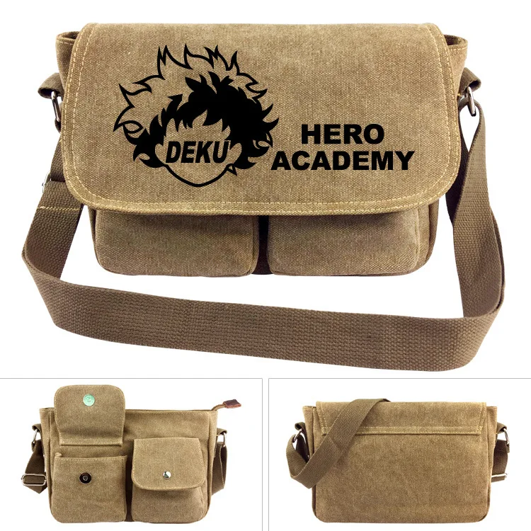 Anime My Hero Academia Printing High Capacity Leisure Shoulder Bag Oxford Cloth Cartoon Messenger Unisex Travel Satchel Gifts