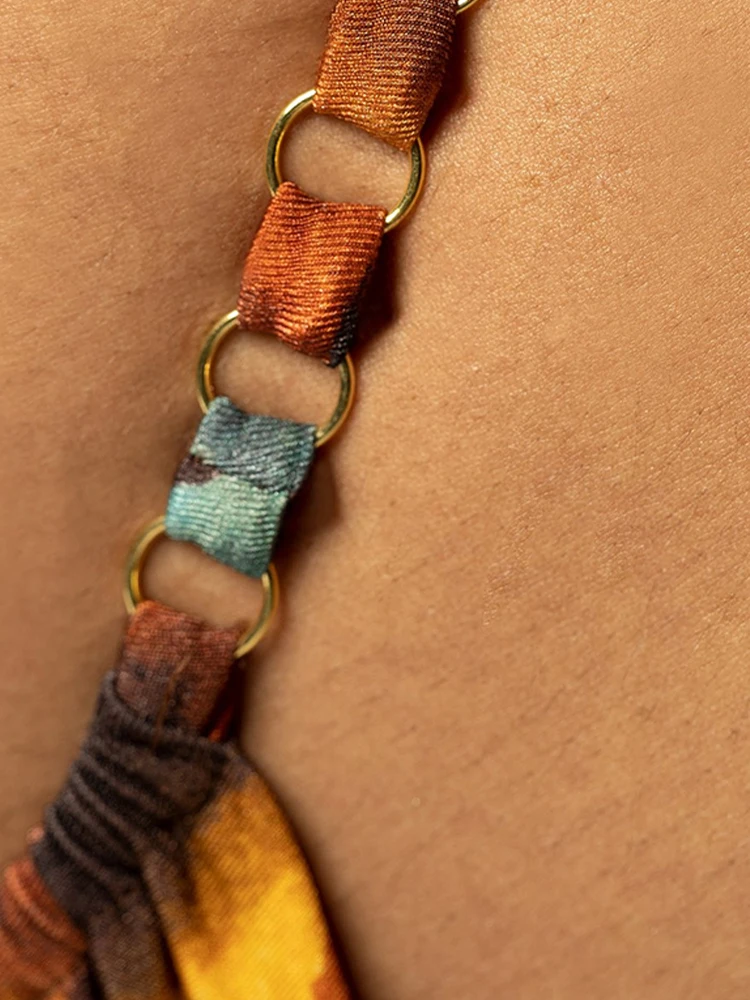 Бандажные бикини In-X 2022 Женский треугольный купальник женский на шнуровке