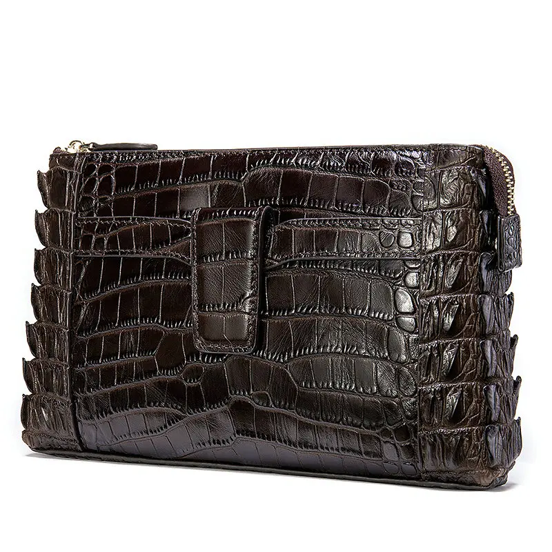 

THREEPEAS Men Head Cowhide Leather Clutch Bags For Men 2022 Bags With Box