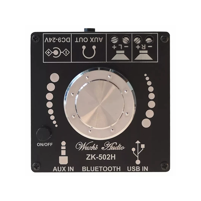 Плата усилителя ZK-502H 50W + Bluetooth