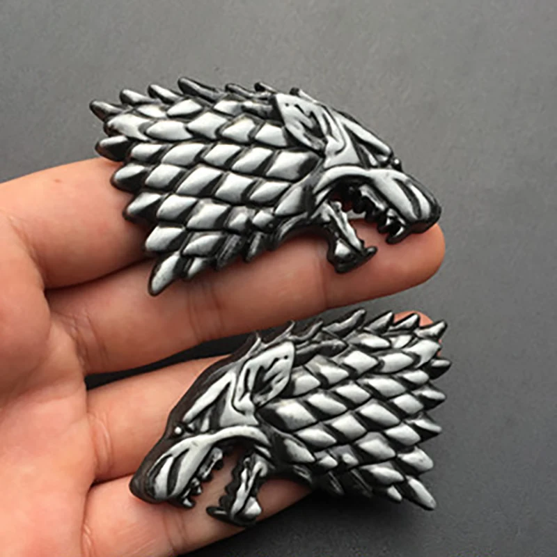 

3d-наклейка с головой Старка семьи волка для Jeep Grand Cherokee Dodge Journey Ram Toyota Highlander Chrysler Nissan