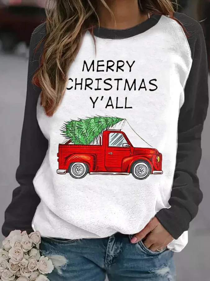

Повседневный свитшот с надписью "Merry Christmas"
