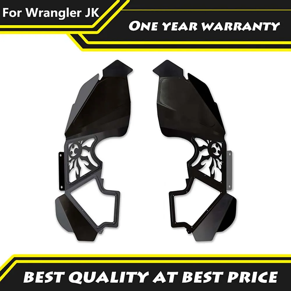 

Aluminum Modified Fender Flares Fit For 2007-2017 Wrangler JK JKU Front Inner Fender Liners Off-road 4x4 Car Accessories