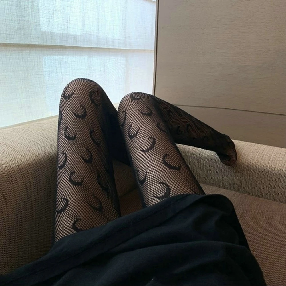 Женские сетчатые чулки белые колготки для косплея аниме сексуальные готические