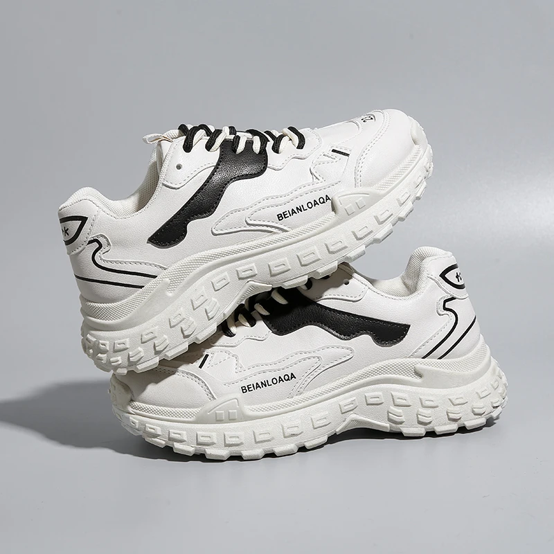 

Женские кроссовки на платформе, повседневная спортивная обувь со шнуровкой, сетчатые дышащие, Вулканизированная подошва, Нескользящие, новинка 2022