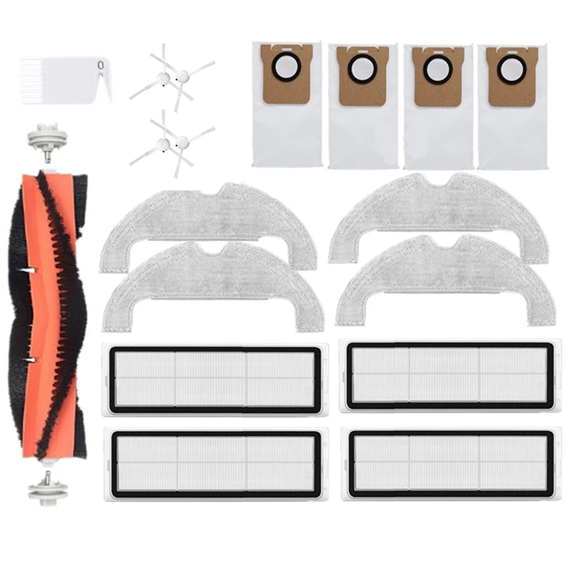 

For Xiaomi Mi Sweeping Robot Vacuum-Mop Main Side Brush Hepa Filter Mop Rag Dust Bags STYTJ05ZHM Replacement Parts