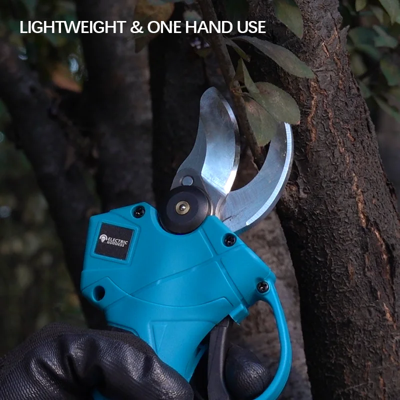EGOD 1500 Вт Аккумуляторные садовые ножницы 30 мм для обрезки деревьев высокой