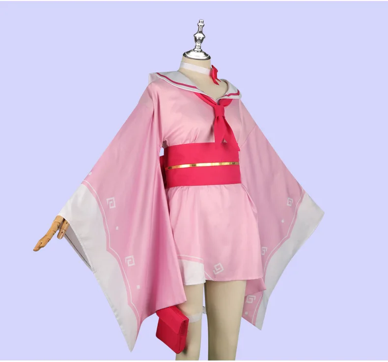 Унисекс аниме Cos Allied Hyakkiyako косплей костюм кимоно нестандартного размера